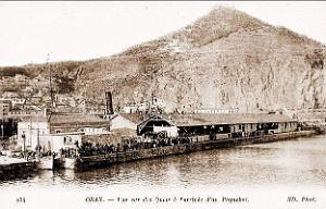 Oran - Quais a l'arrivee d'un paquebot